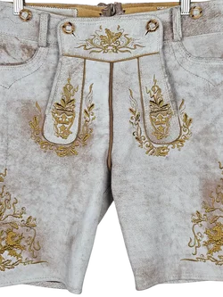 Stockerpoint Bergfeuer Herren Trachtenhose, weiß - Gr. L  - Bild 4