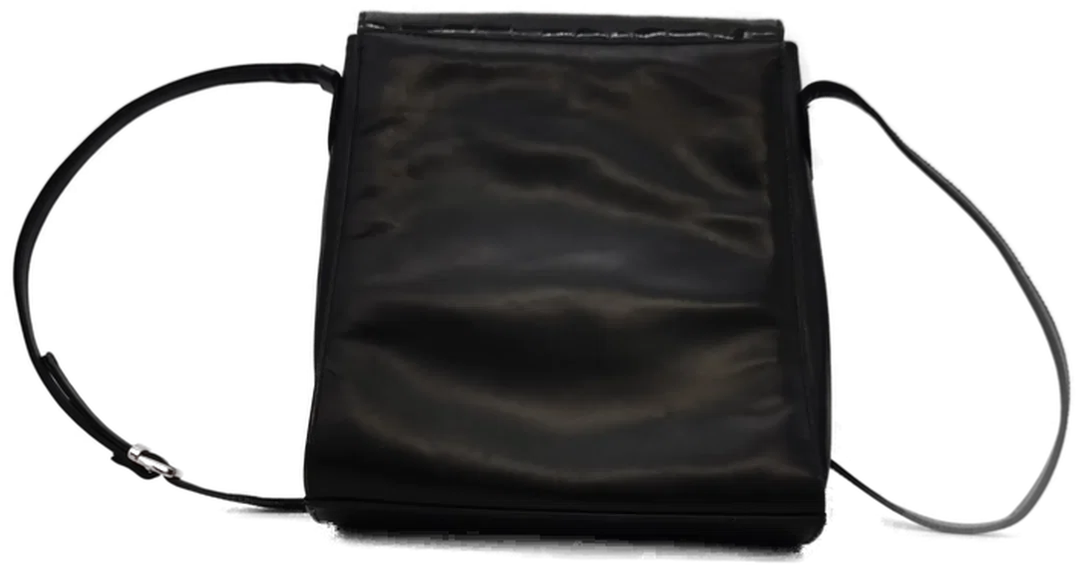 Damen Hand- Schultertasche schwarz – Bild 3