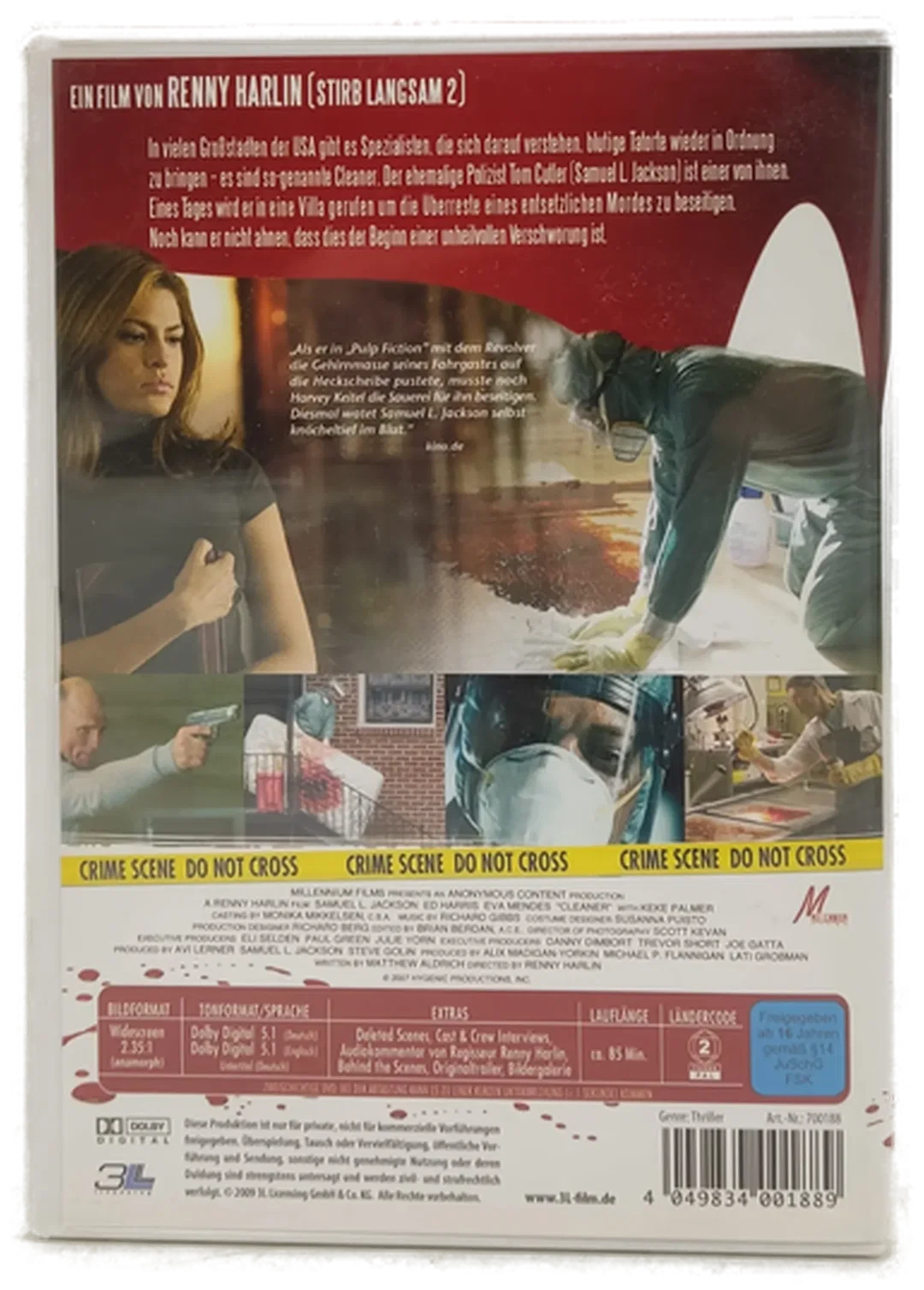 DVD "Cleaner - Sein Geschäft ist der Tod" mit Samuel L. Jackson und Eva Mendes – Bild 2