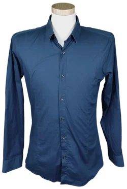 Hugo Boss Herrenhemd blau Gr. M – Vorschau 1