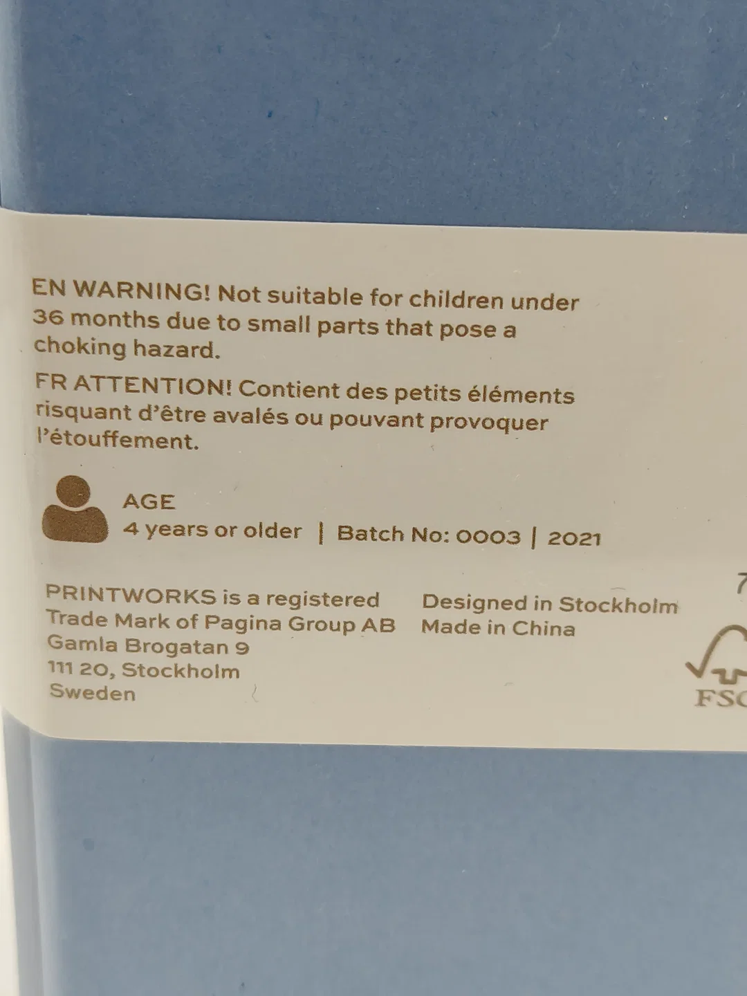 Printworks Domino No. 4 Holzspiel ab 4 Jahren | Neu mit Etikett – Bild 5