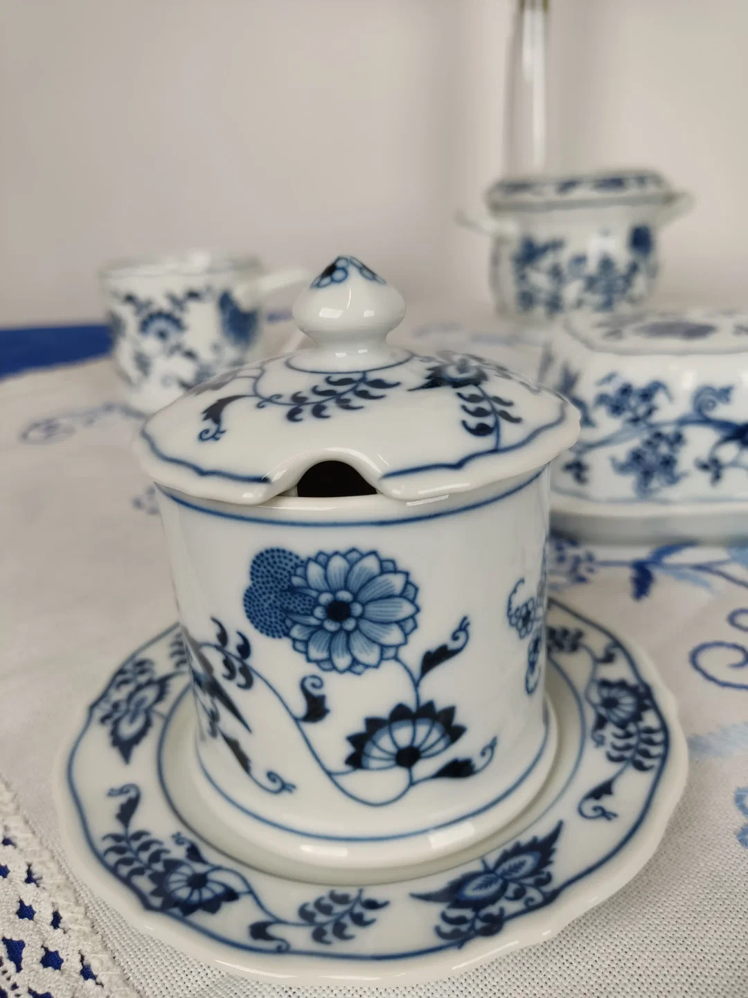 Blue Danube mit Zwiebelmuster Japan Porzellan-Set 6-tlg. | Festliche Stimmung – Bild 7