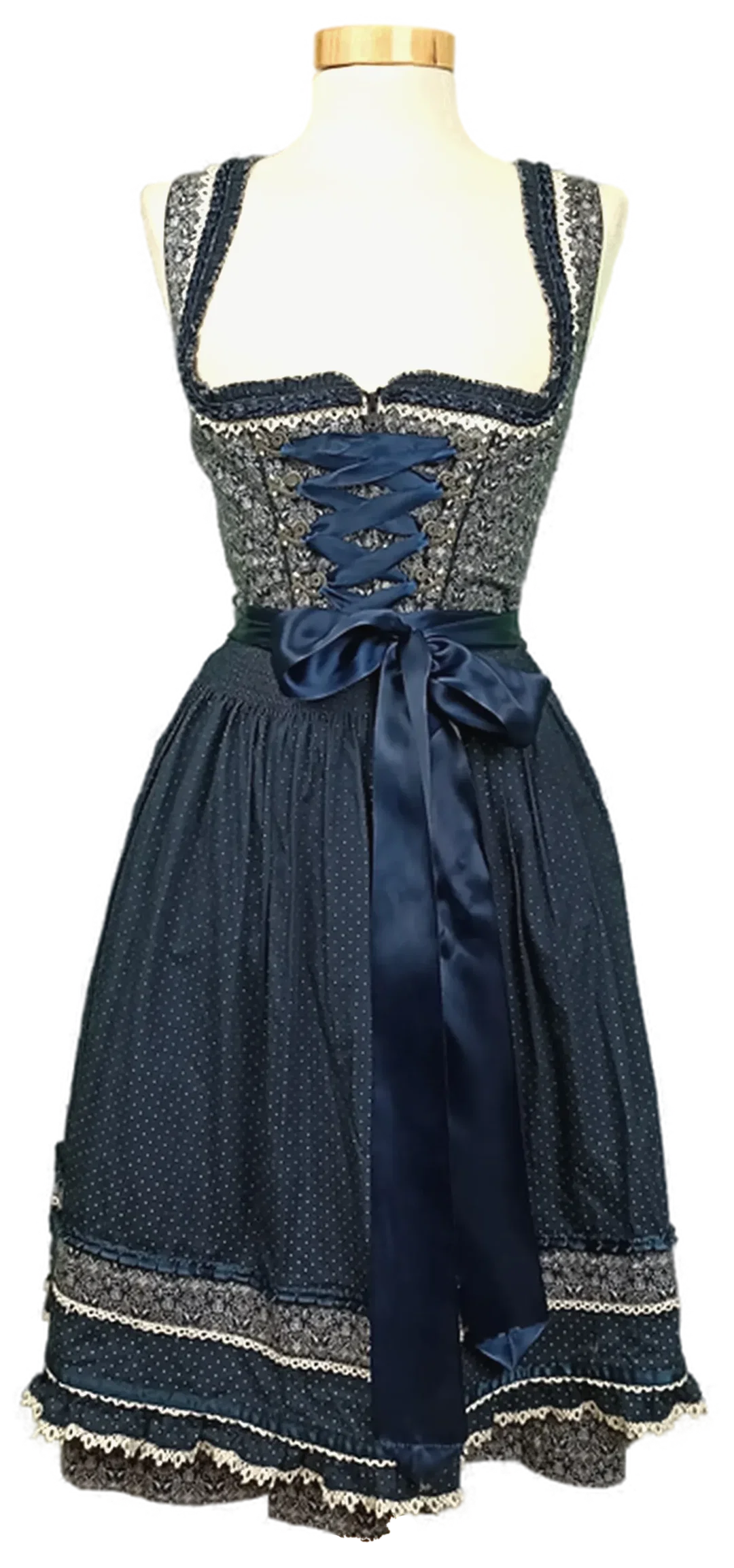 Stockerpoint Damendirndl blau/weiß Gr. 34 – Bild 1