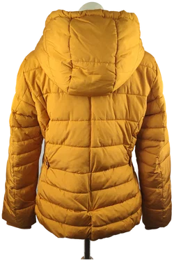 Damenjacke Größe 40 aus Polyester in Senfgelb | Winter-Chic – Vorschau 4