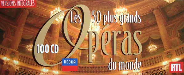 CD Les 50 plus grands opéras du monde – DECCA – 100 CD Box – Opern Gesamtausgaben – Bild 4
