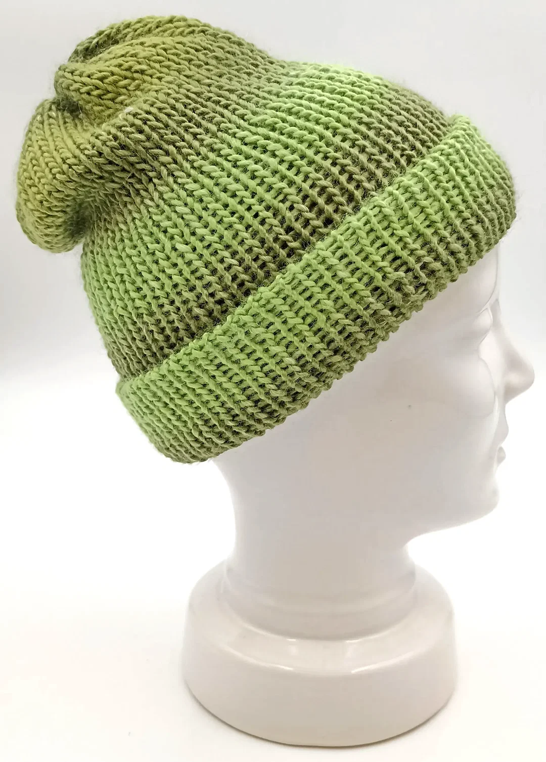 Handgestrickte Wendemütze – Bild 1