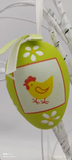 Ostereier-Set Zum Aufhängen Pastellfarben | Ohne Baum - Bild 4