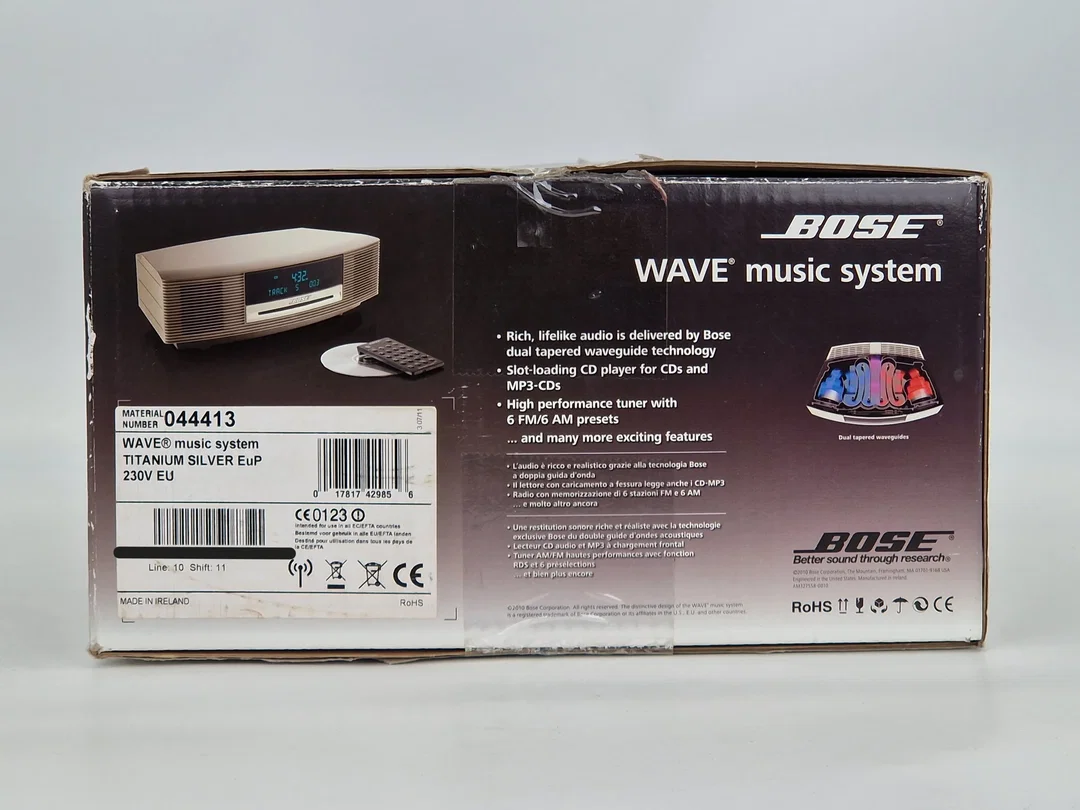Bose Wave Music System Originalverpackung und Bedienungsanleitung - Leerkarton – Bild 3