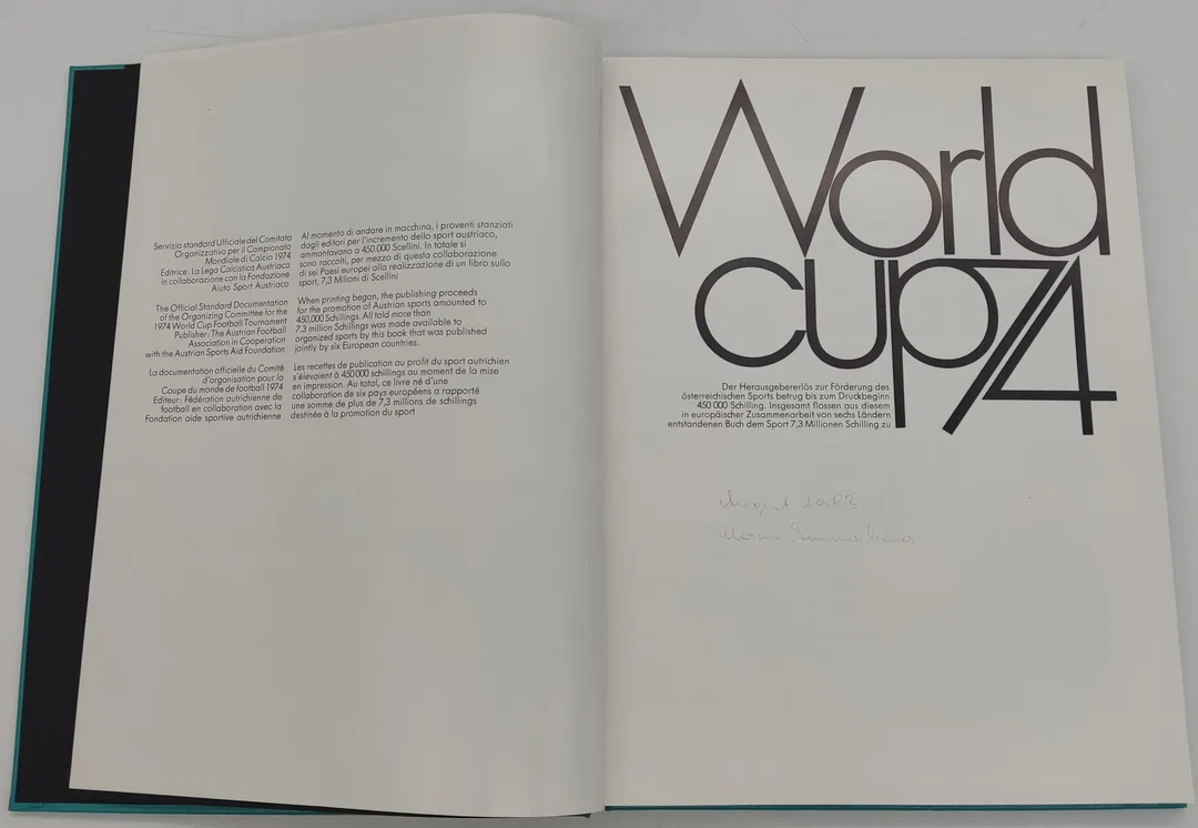 Buch "WORLD CUP 74" Fußball WM 1974 in Deutschland – Bild 4