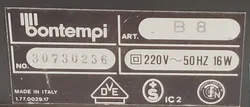 Elektrische Vintage-Orgel der Marke BONTEMPI - Modell B8 - Bild 7