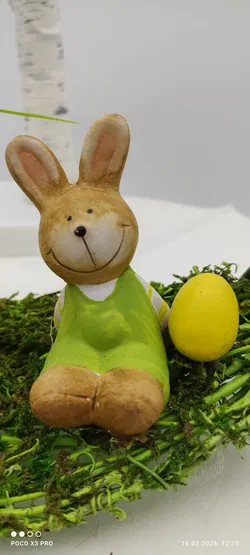 Osterdeko Keramik Hase & Eier | Ohne Baum - Bild 6