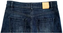 Marc Cain Damen Jeans-Midirock blau Gr. S - Bild 4