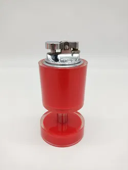 rotes Tischfeuerzeug - Bild 1