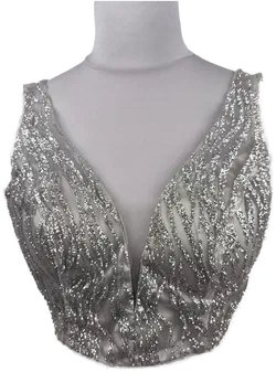 Ballkleid 2-teilig, silber, Eva & Lola, Gr. L - Bild 5