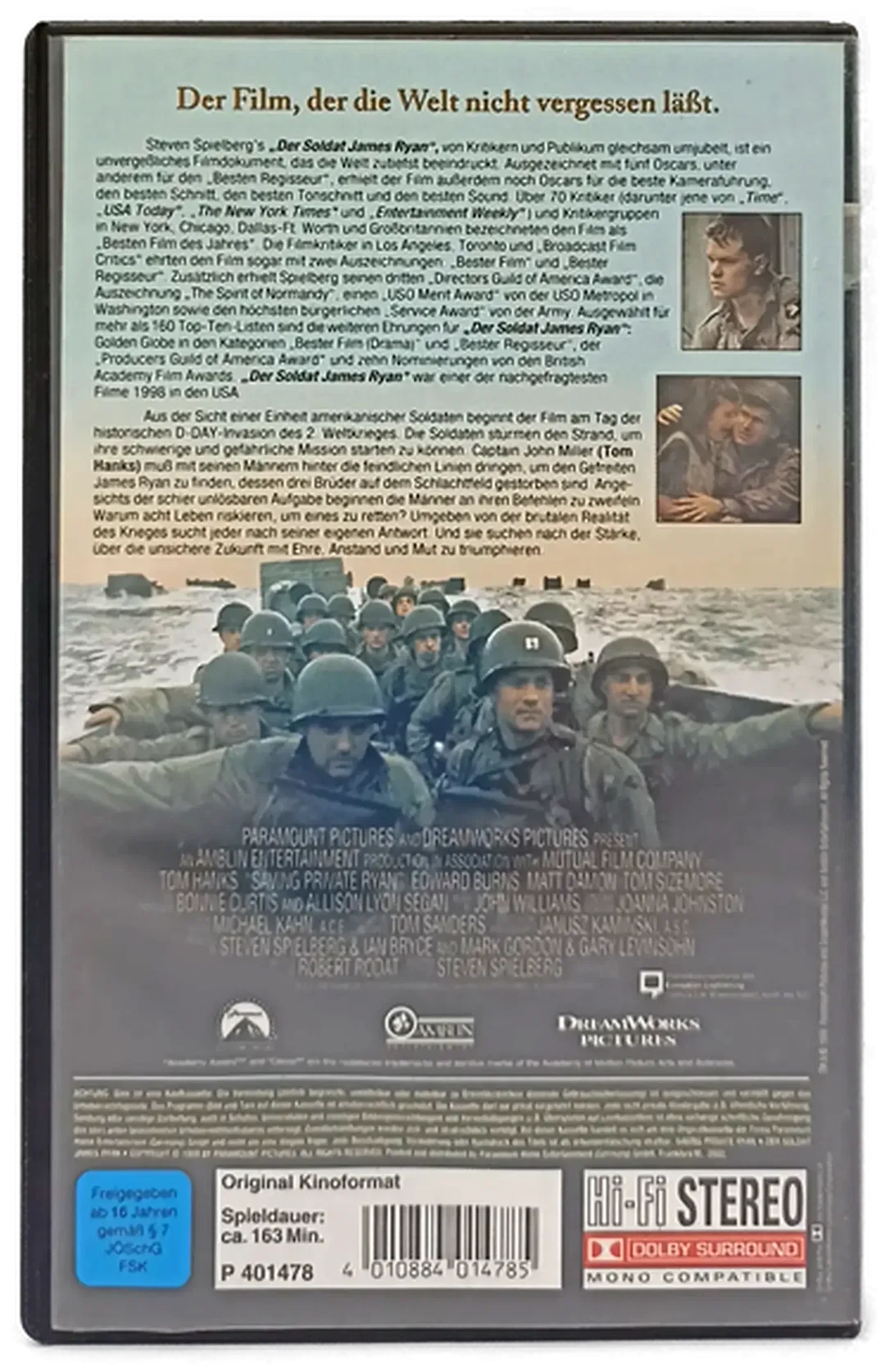 VHS "Der Soldat James Ryan" – Bild 2
