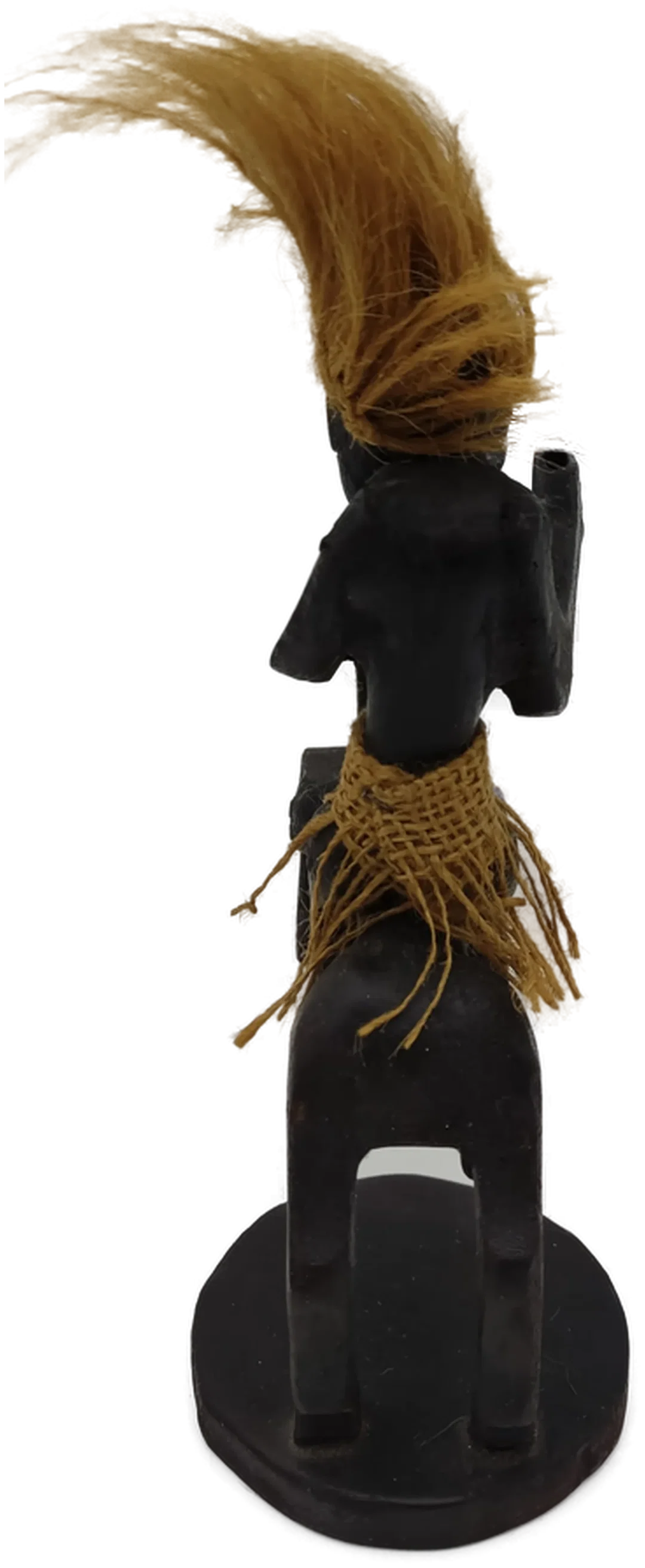 Afrikanische Holzfigur Reiter Auf Pferd | Deko – Bild 4