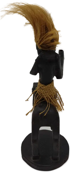 Afrikanische Holzfigur Reiter Auf Pferd | Deko - Bild 4