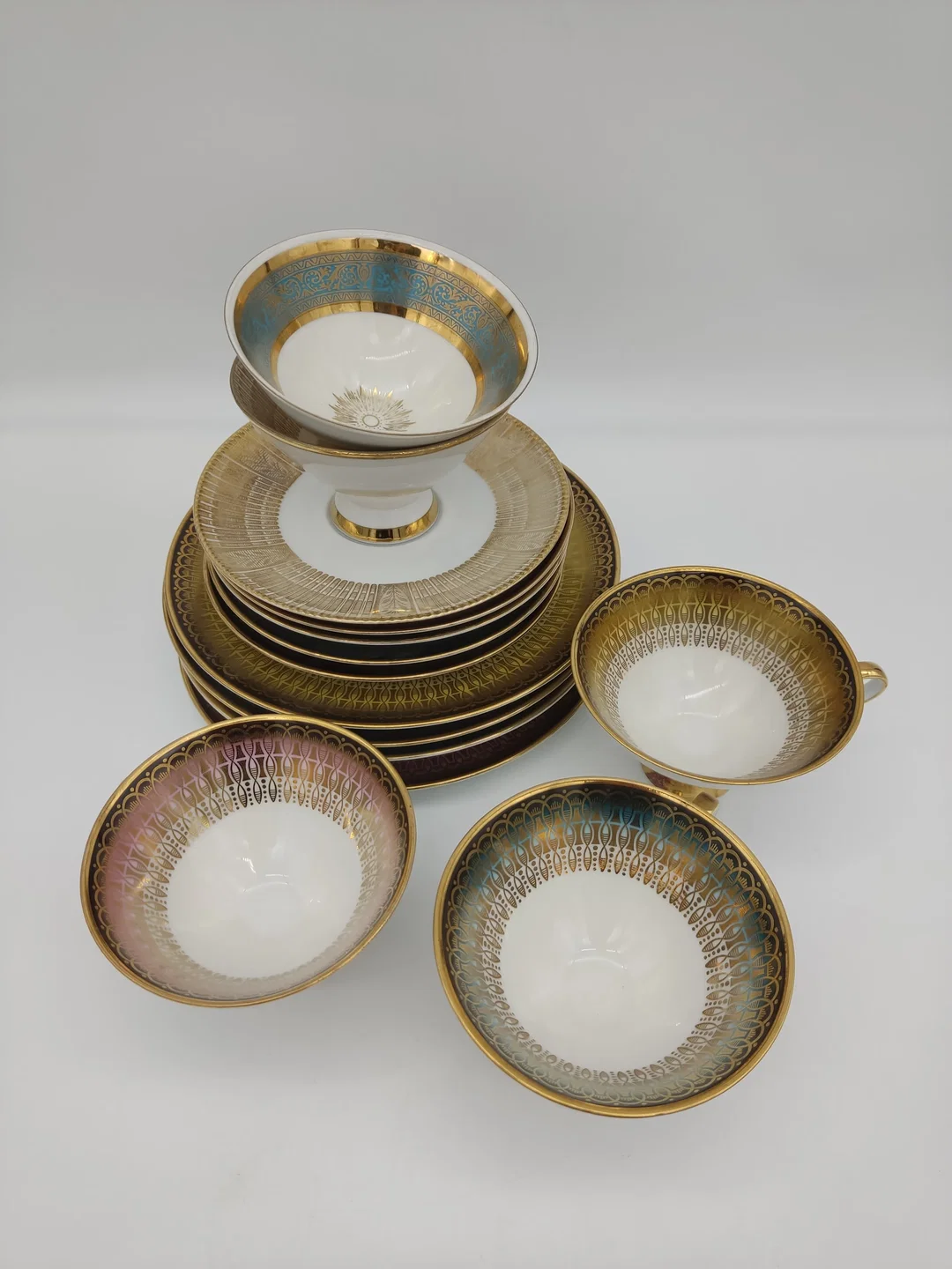 5 Stk. Vintage Winterling Sammeltassen - Bild 1