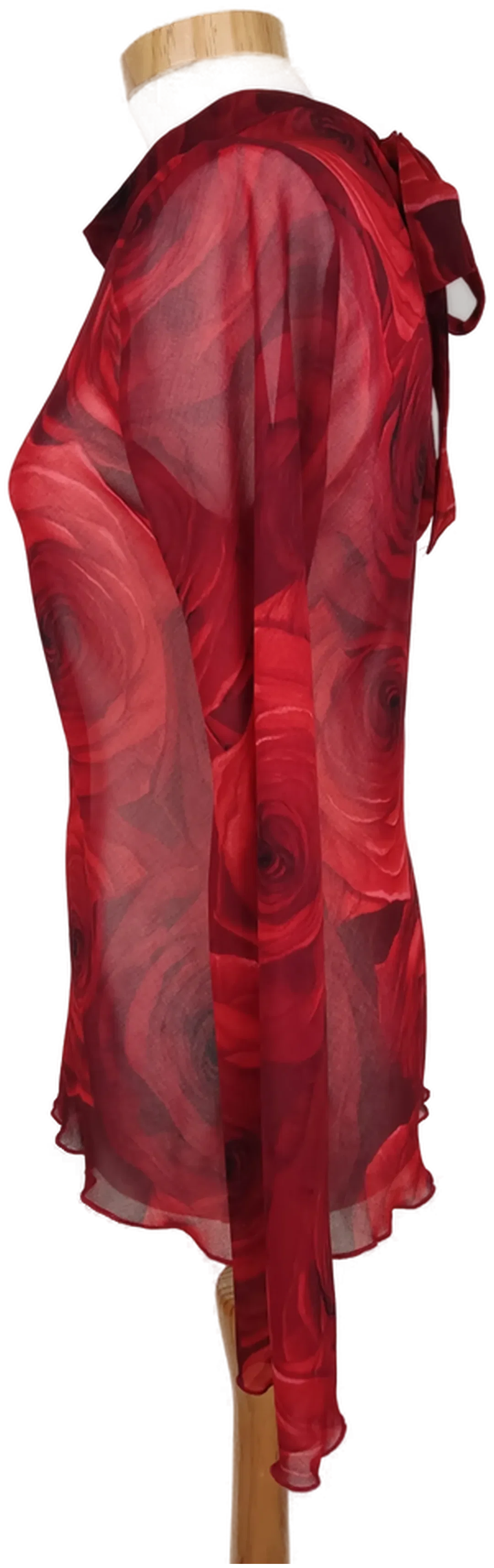 MNG Damen Bluse rot geblümt - XS/34 – Bild 3