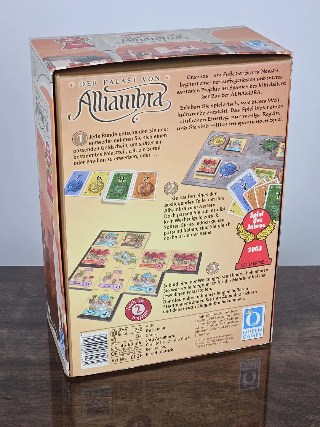 Der Palast von Alhambra - Gesellschaftsspiel - Queen Games  – Bild 2