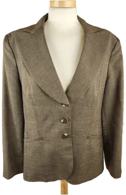 apriori Damen Hosenanzug braun kariert - XL/42 - Bild 2