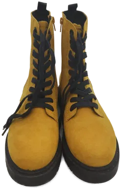 Craceland-Schnürboots in gelb, Gr: 41 - Bild 1