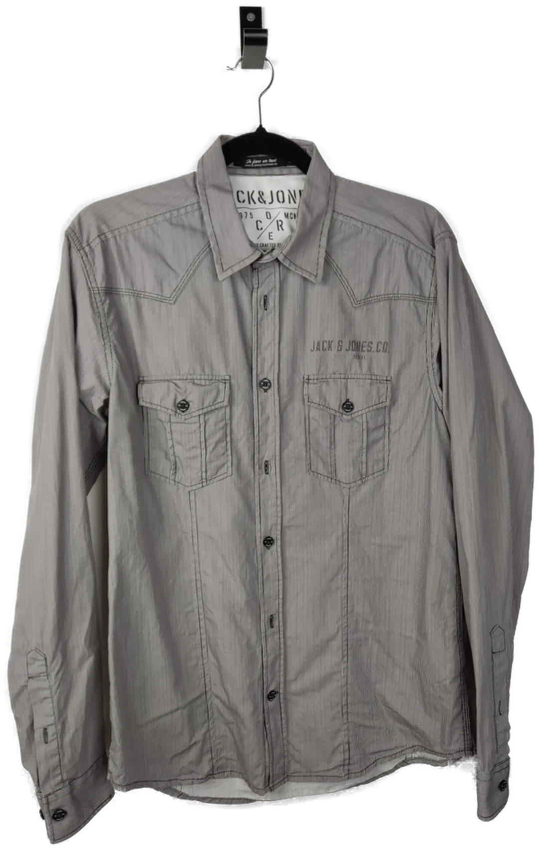 Herren Hemd Jack & Jones Baumwolle M | Zeitloser Streifen - Bild 1