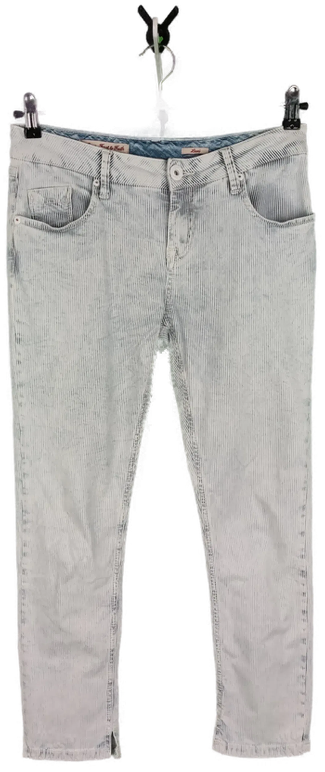 Amor, Trust & Truth Damen Hose blau/weiß gestreift - M/38 kurz - Bild 1