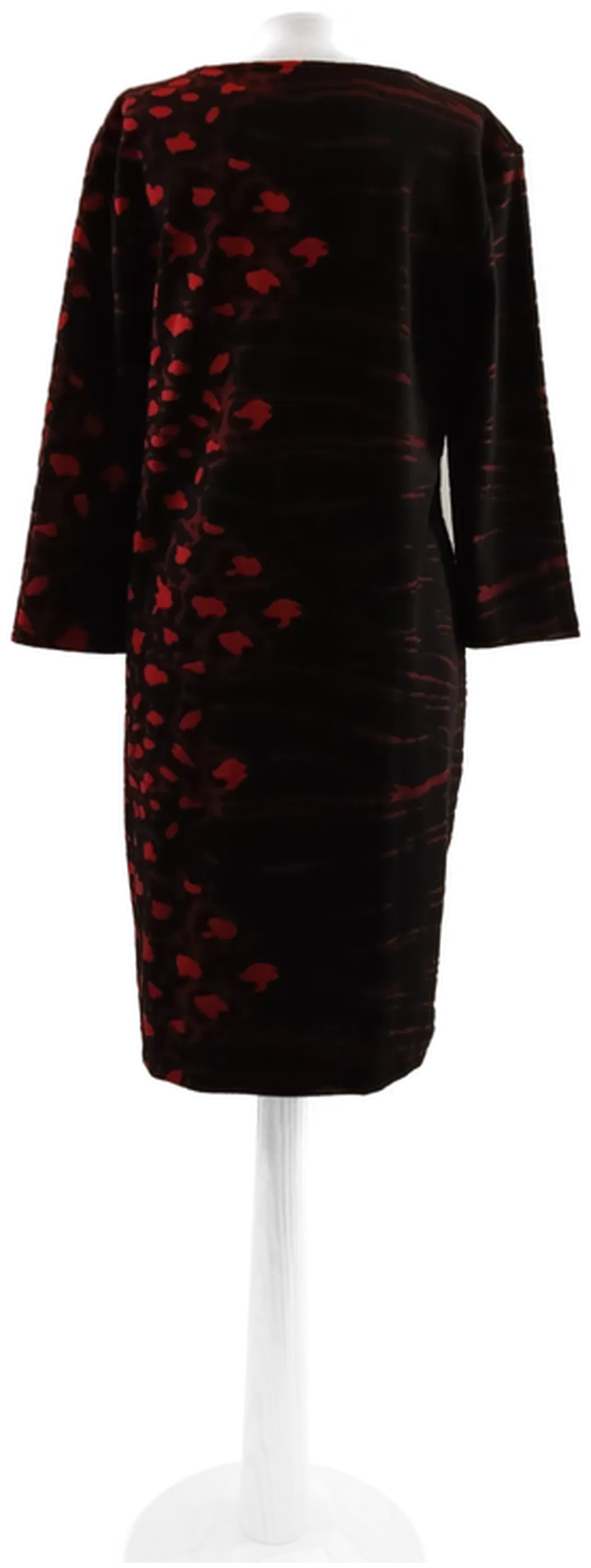 Herbstliches Damenkleid in EUR 42, sehr gute Qualität, bedrucktes Polyester, Casual – Bild 3