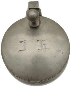 Bierkrug Steinzeug Regensburger Geprägter Zinndeckel 1 L  | Mit Charakterspur - Bild 11