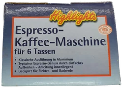 Highlights  Espresso/Mokka/Kaffee-Kocher für den Herd, 6 Tassen - Bild 2