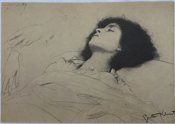 Gustav Klimt Zeichnungen 1 Sammelmappe mit Drucken 1980 – Bild 9
