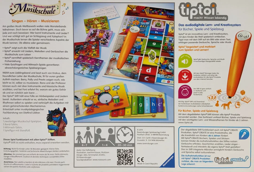 tiptoi® Die monsterstarke Musikschule - Ravensburger  – Bild 2