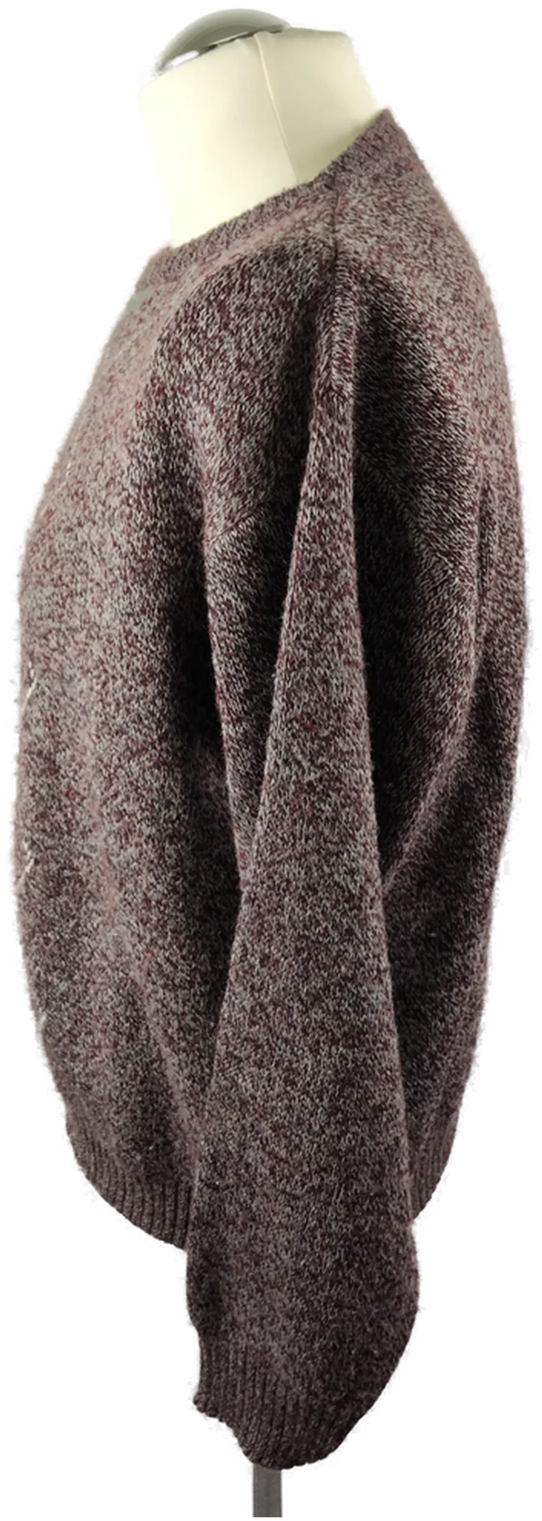 Herrenpullover EUR 44 in Braun mit Rautenmuster | Winterklassiker – Bild 2