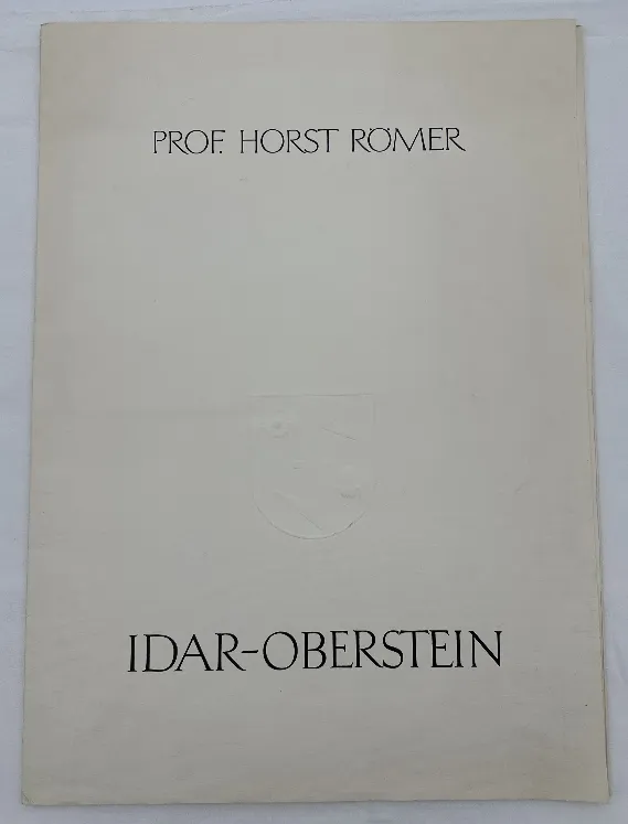 Prof. Horst Römer - Bildermappe - Idar-Oberstein 1976 - Bild 1