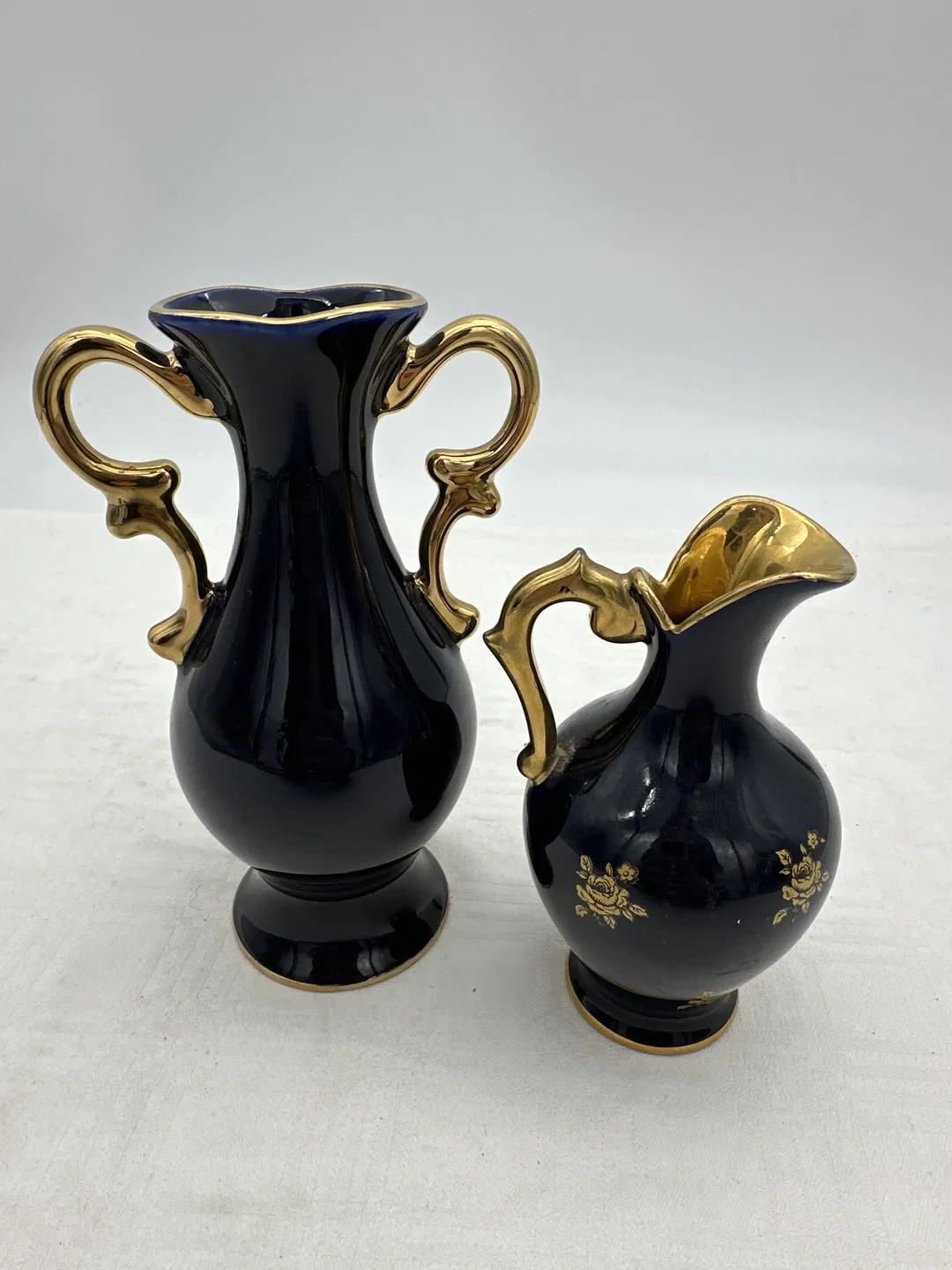 Limoges France - kleine Vase und Kanne Set – Bild 2