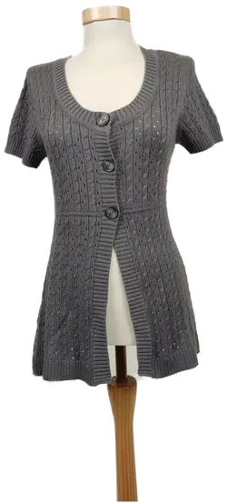 S. Oliver Damen Strickweste grau Gr.34 - Bild 1