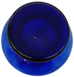 Vintage Glasvase Kobaltblau Höhe: ca 29,5cm  - Bild 5