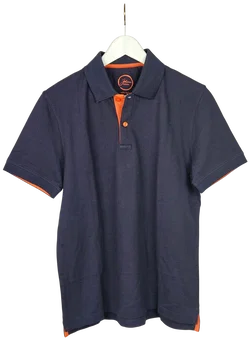 Johann CASUAL Herren Poloshirt, marine - Gr. M  - Bild 1