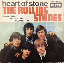 Single Vinyl The Rolling Stones "Heart of Stone" 