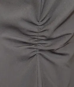 SET Schwarzes Midikleid - Gr. 38 / 90% Polyester, 10% Elasthan - Bild 5