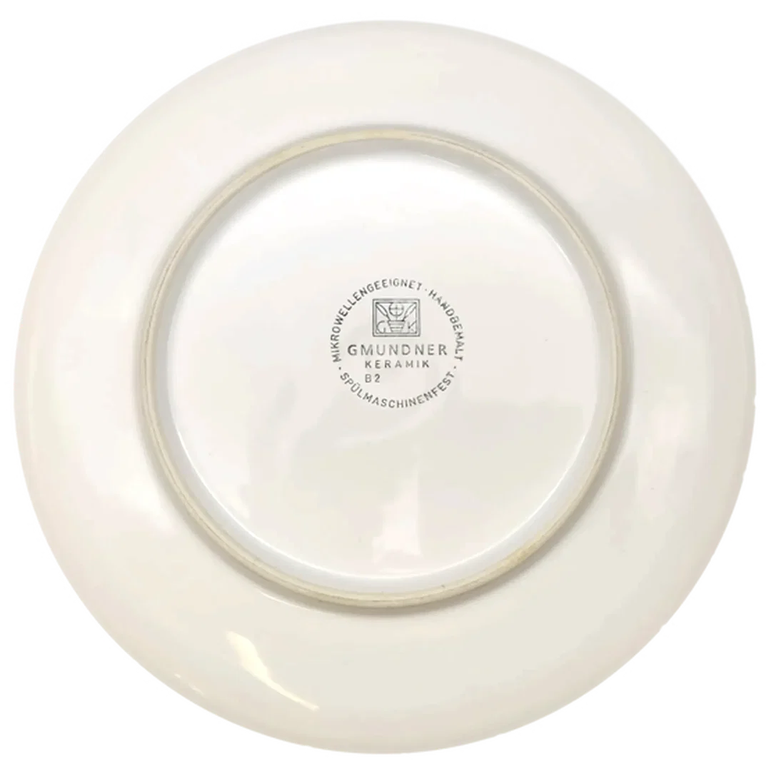 Gmundner Keramik - Dessertteller Traunsee (blau/grün) Ø 20 cm (2-teilig) – Bild 3