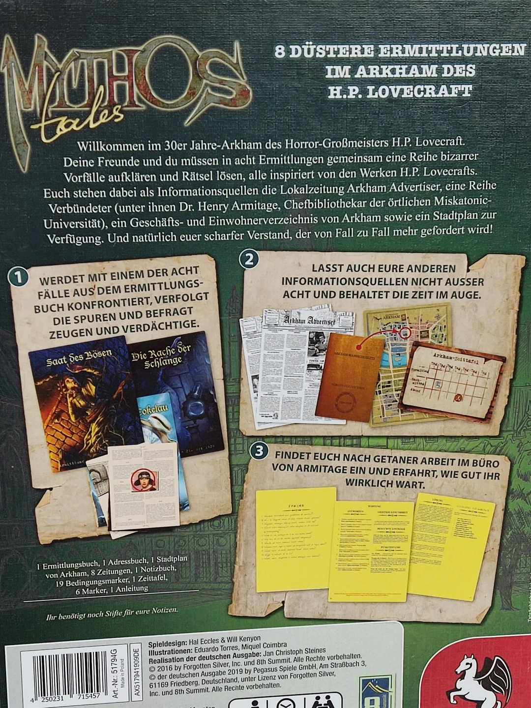 Mythos Tales - Gesellschaftsspiel - Pegasus Spiele – Bild 3