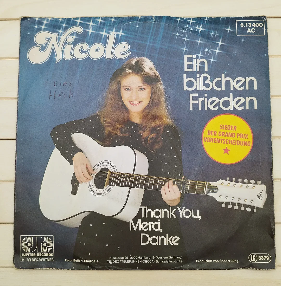 Nicole, Ein bisschen Frieden, Vinyl Single  – Bild 1