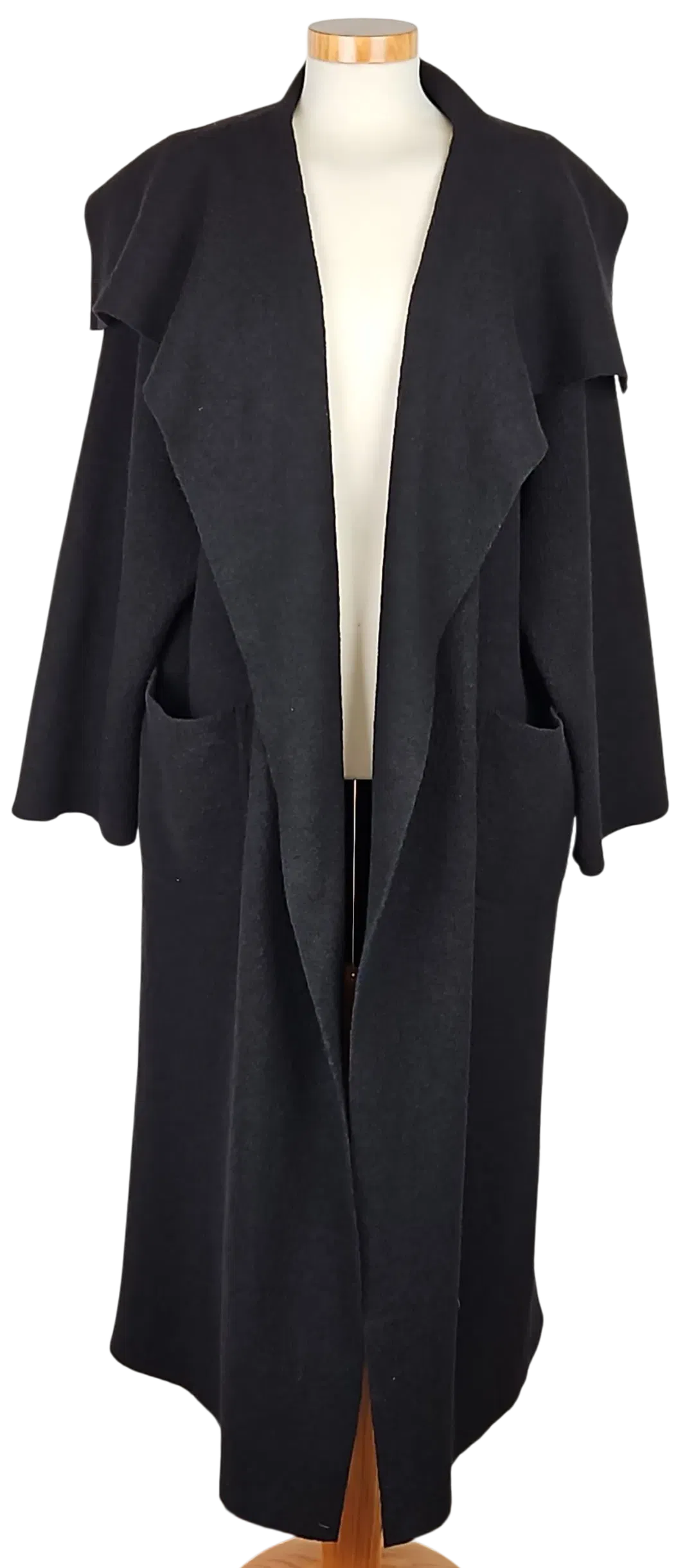 Eva Tralala Damen Wollmantel, schwarz - Gr. M   - Bild 1