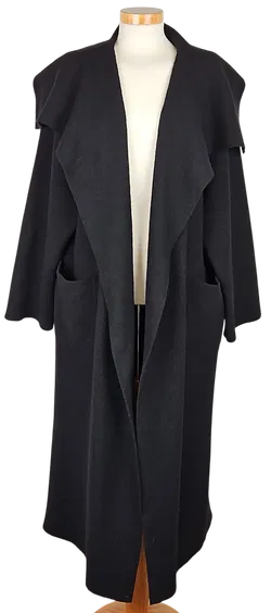 Eva Tralala Damen Wollmantel, schwarz - Gr. M   - Bild 1