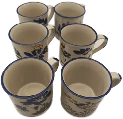 Set 6 Kaffeetassen, Kaffeehäferl, Landhaus - Bild 1