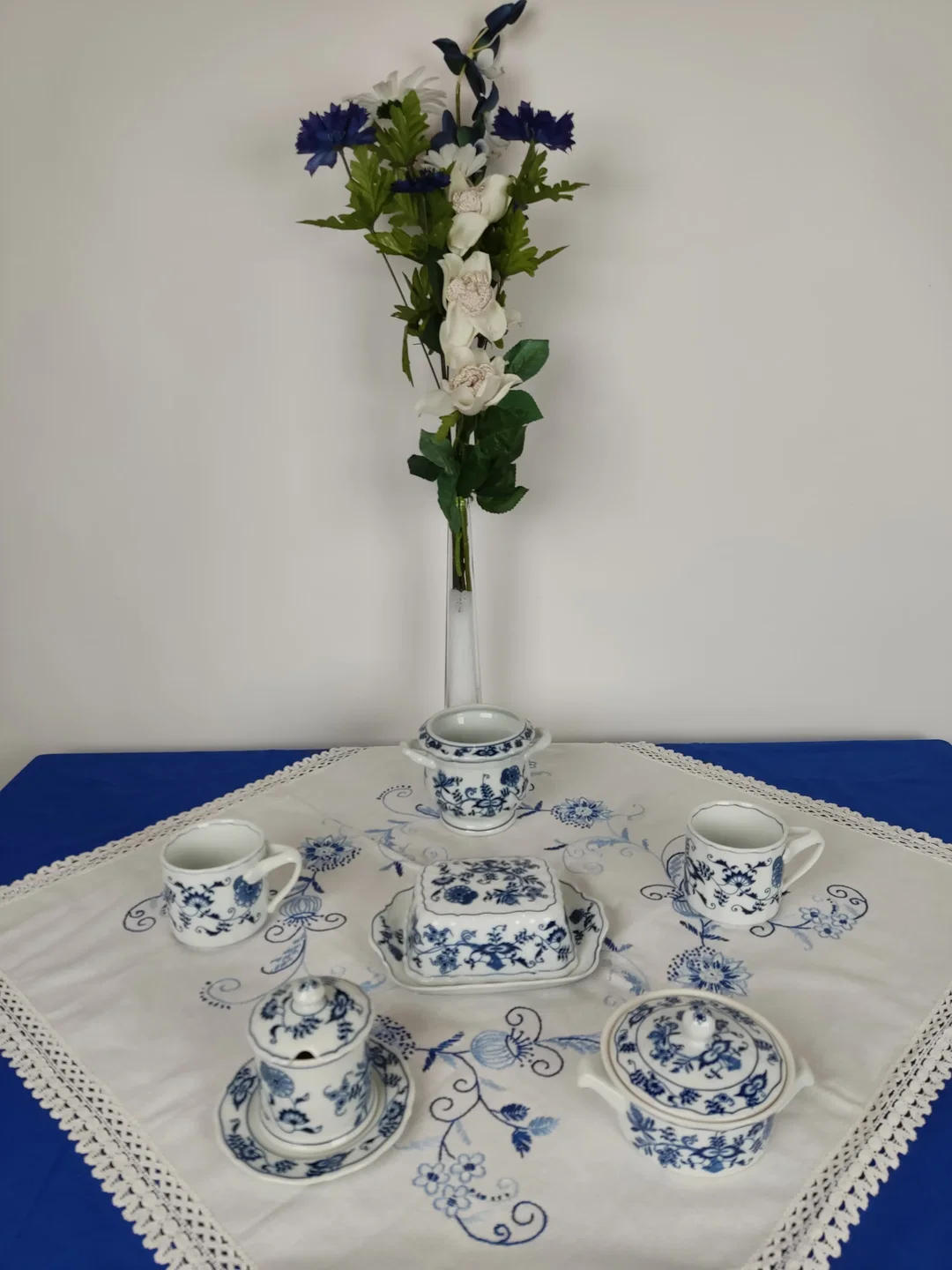 Blue Danube mit Zwiebelmuster Japan Porzellan-Set 6-tlg. | Festliche Stimmung – Bild 2