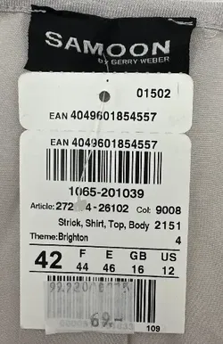 Samoon by Gerry Weber - Damen T-Shirt - Gr. 42 - Bild 4