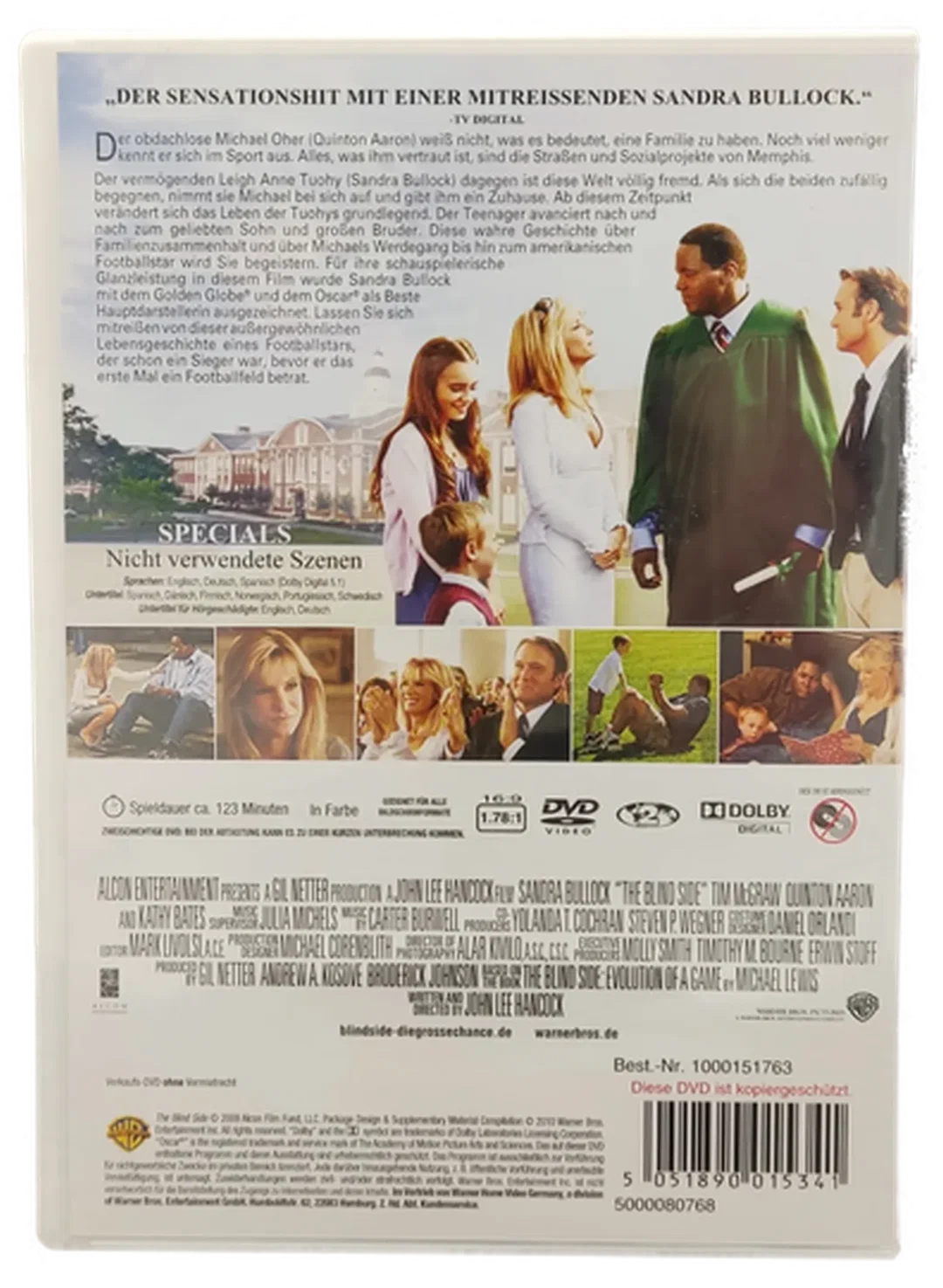 DVD "Blind Side - Die große Chance" mit Sandra Bullock und Tim McGraw – Bild 2